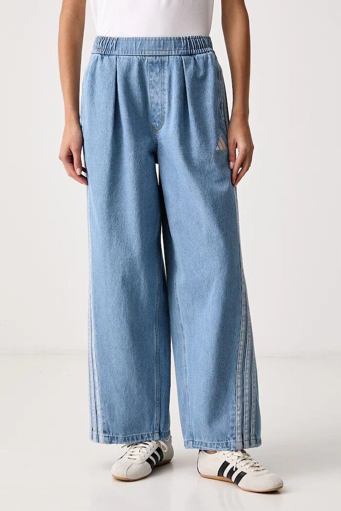 adidas дънки wide leg дамски Denim Pack сини KV0619