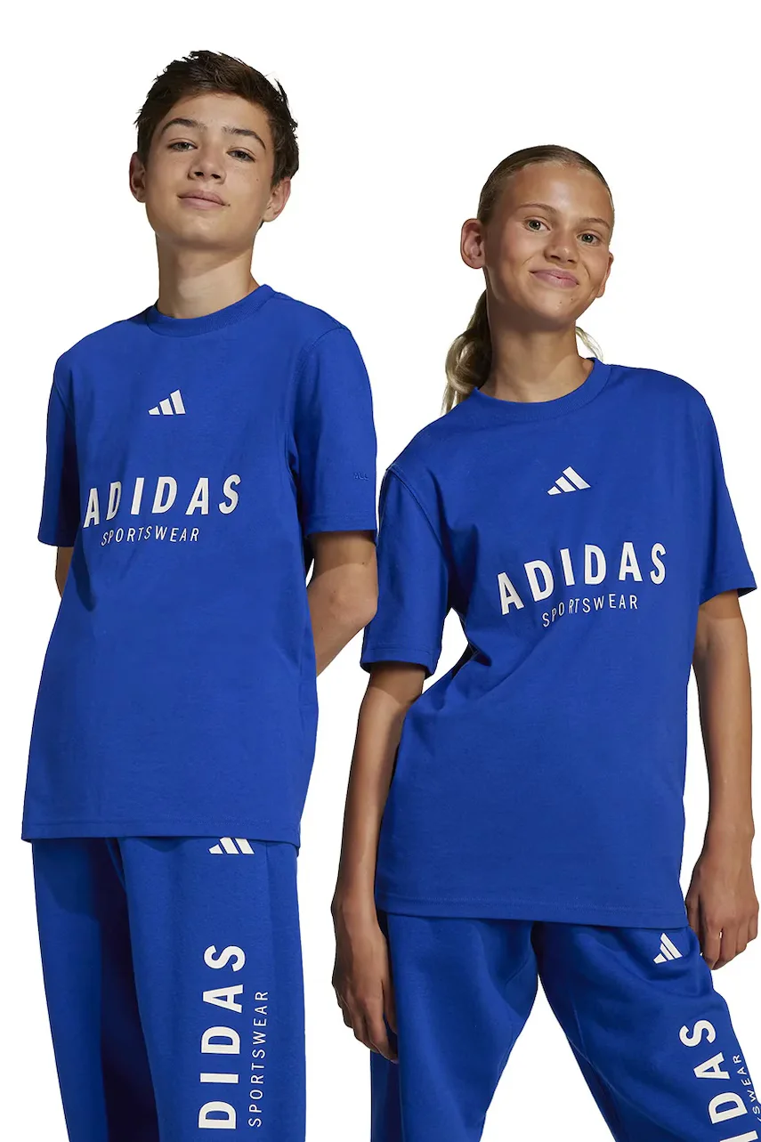 adidas Детска памучна тениска