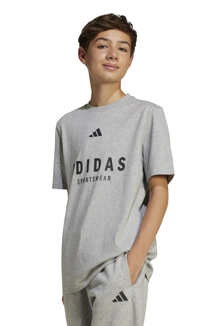 adidas Детска памучна тениска