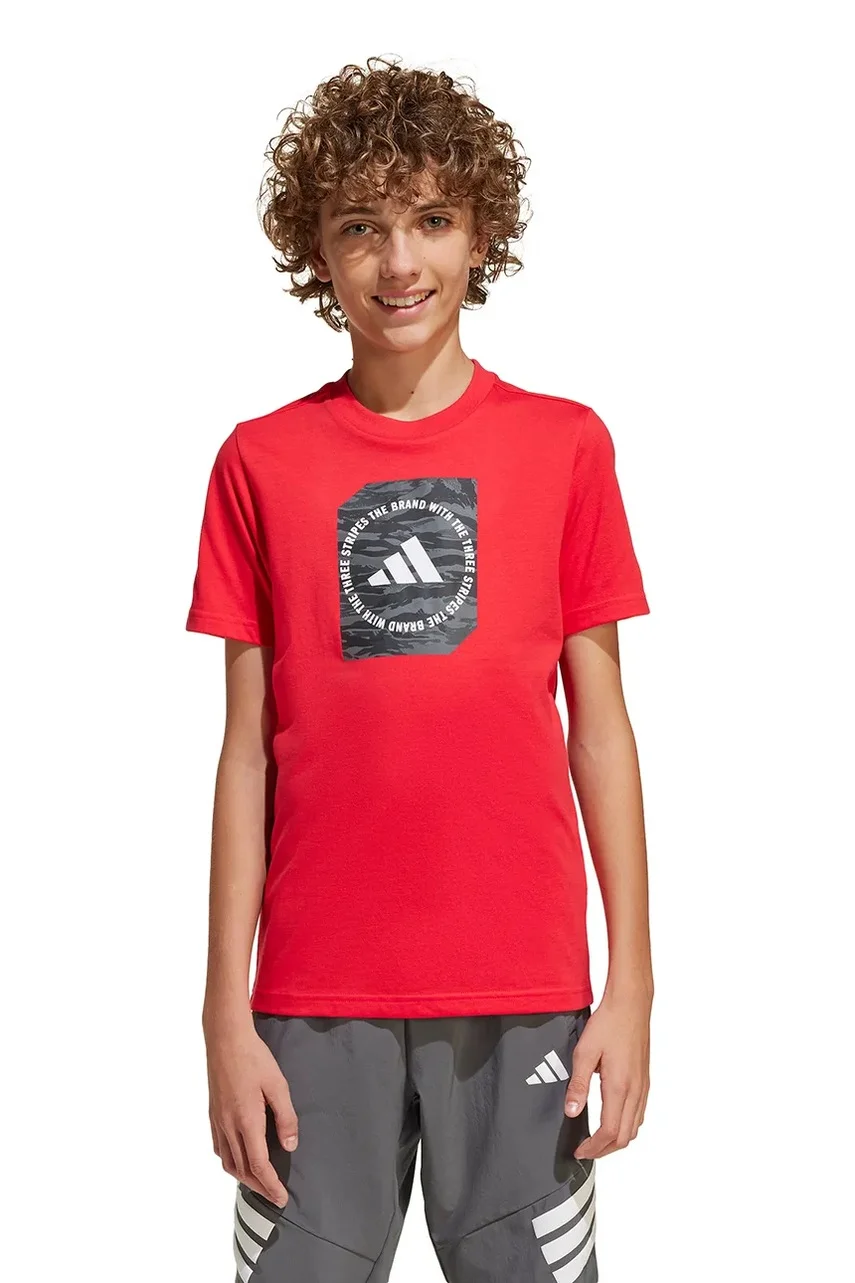 adidas Детска памучна тениска
