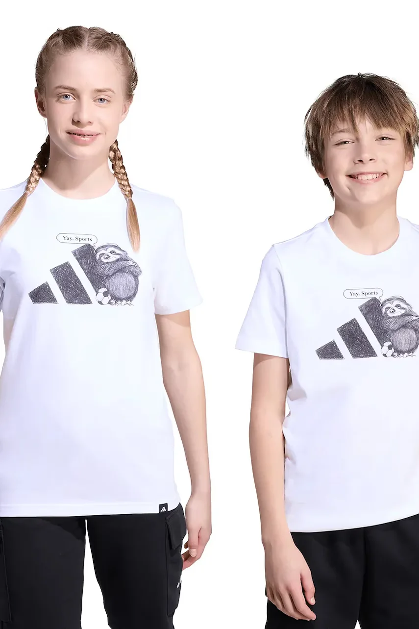 adidas Детска памучна тениска