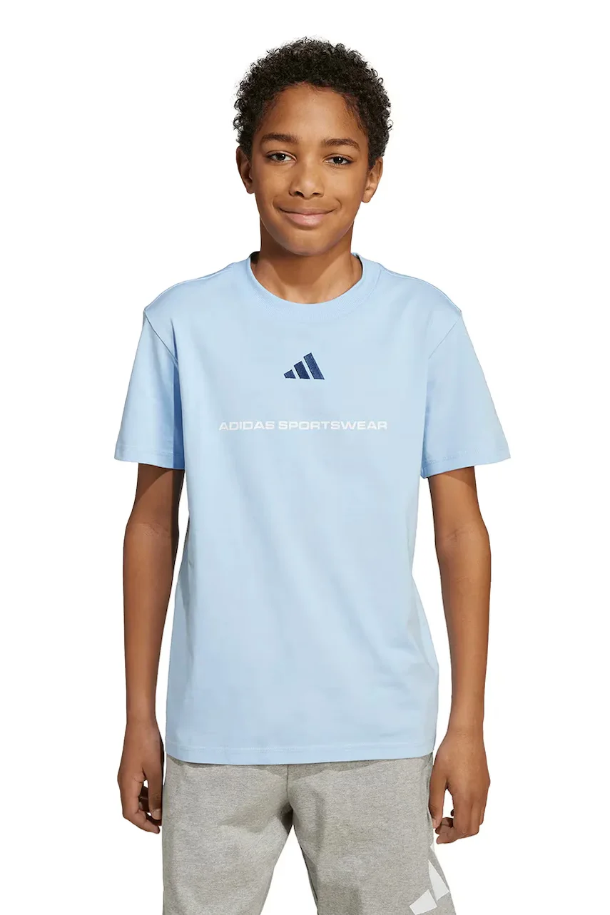 adidas Детска памучна тениска