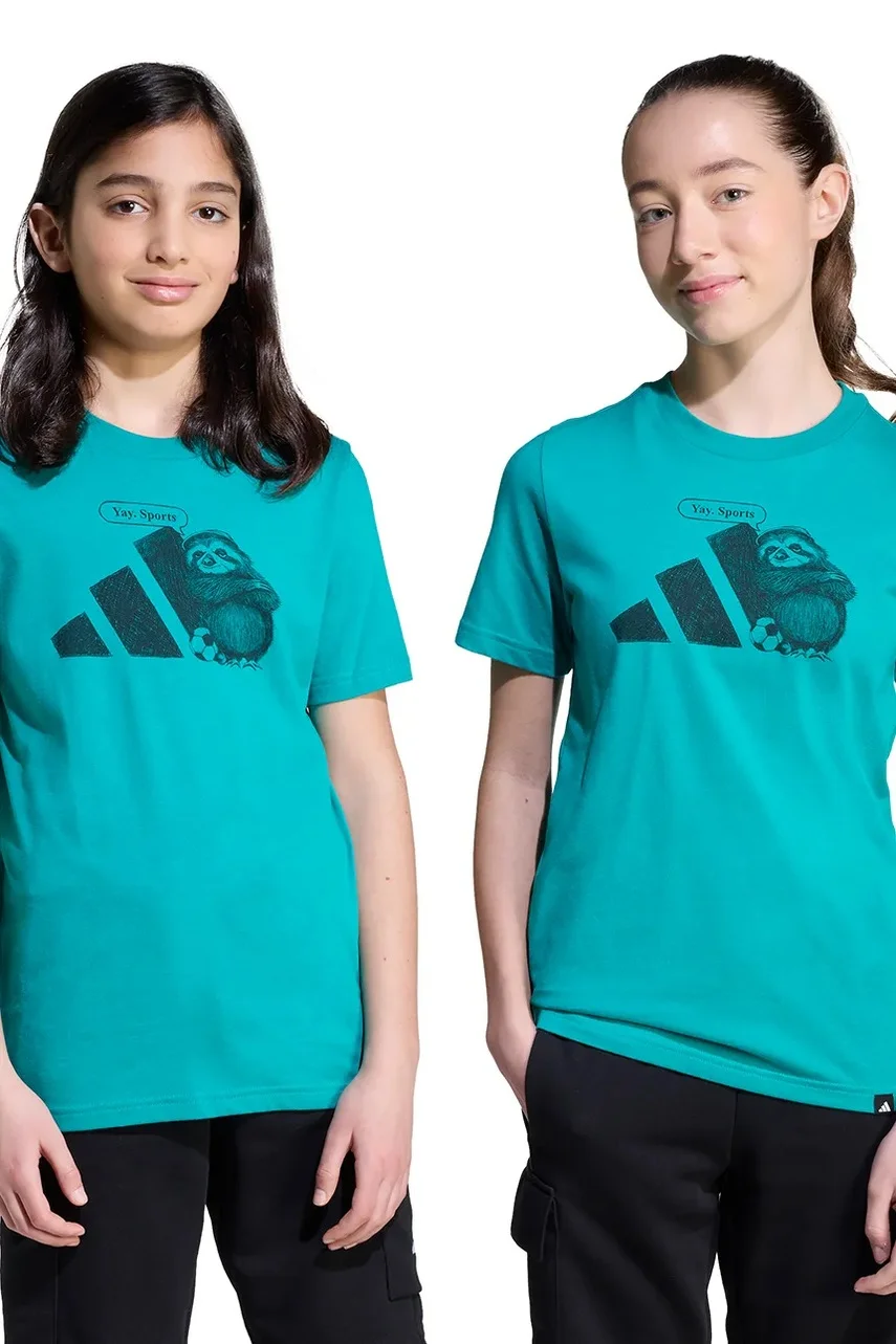 adidas Детска памучна тениска
