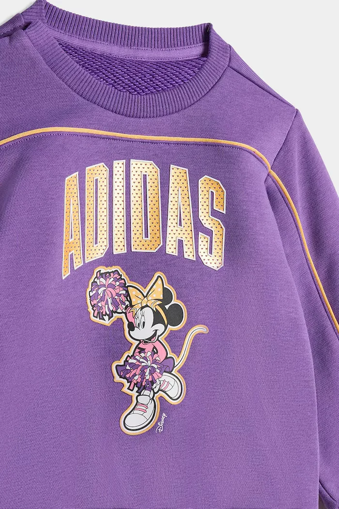 adidas Детски анцуг DISNEY в лилаво JZ3548