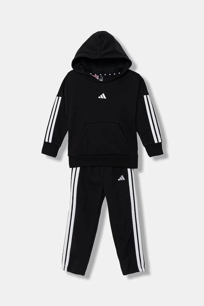 adidas Детски анцуг в черно JD6484