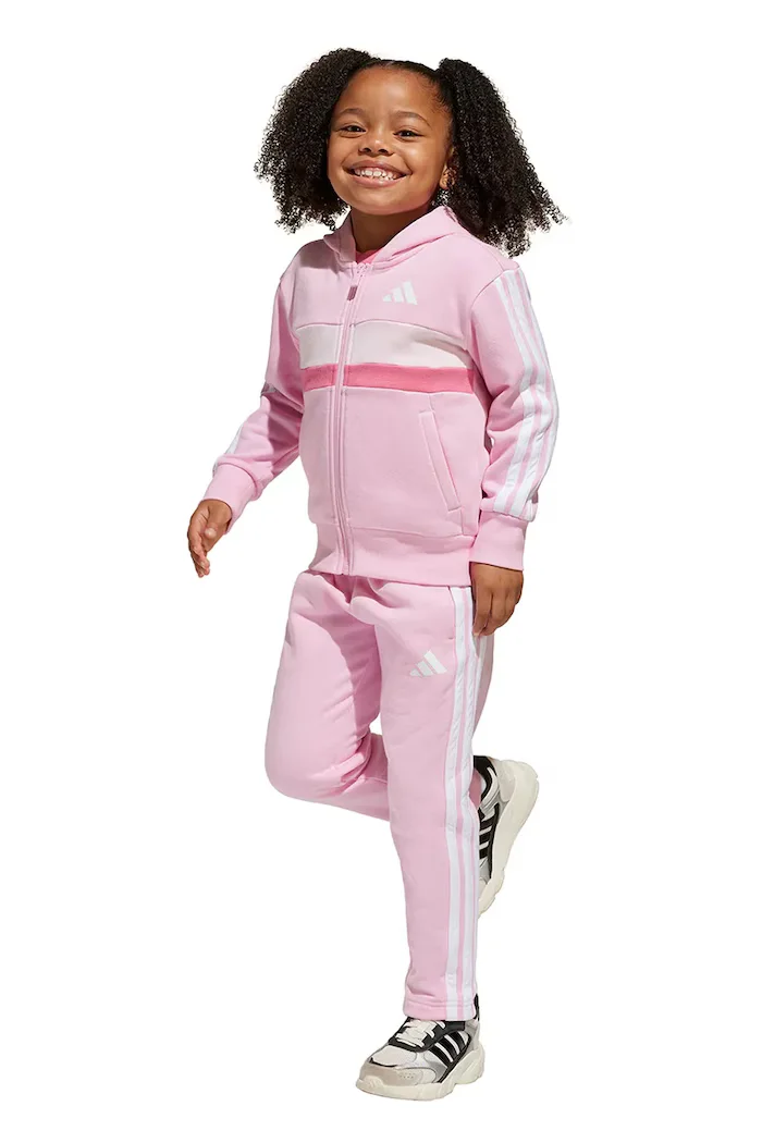 adidas Детски анцуг в лилаво JI6206