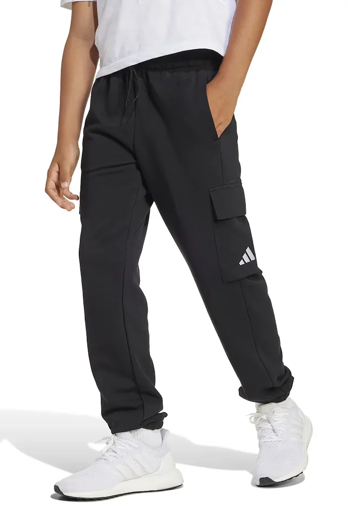 adidas Детски спортен панталон в черно с изчистен дизайн JC9762