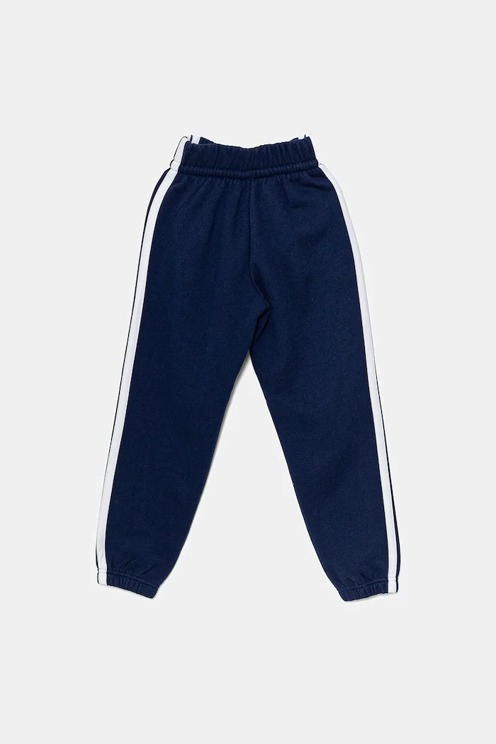 adidas Детски спортен панталон в синьо с апликация JY0603
