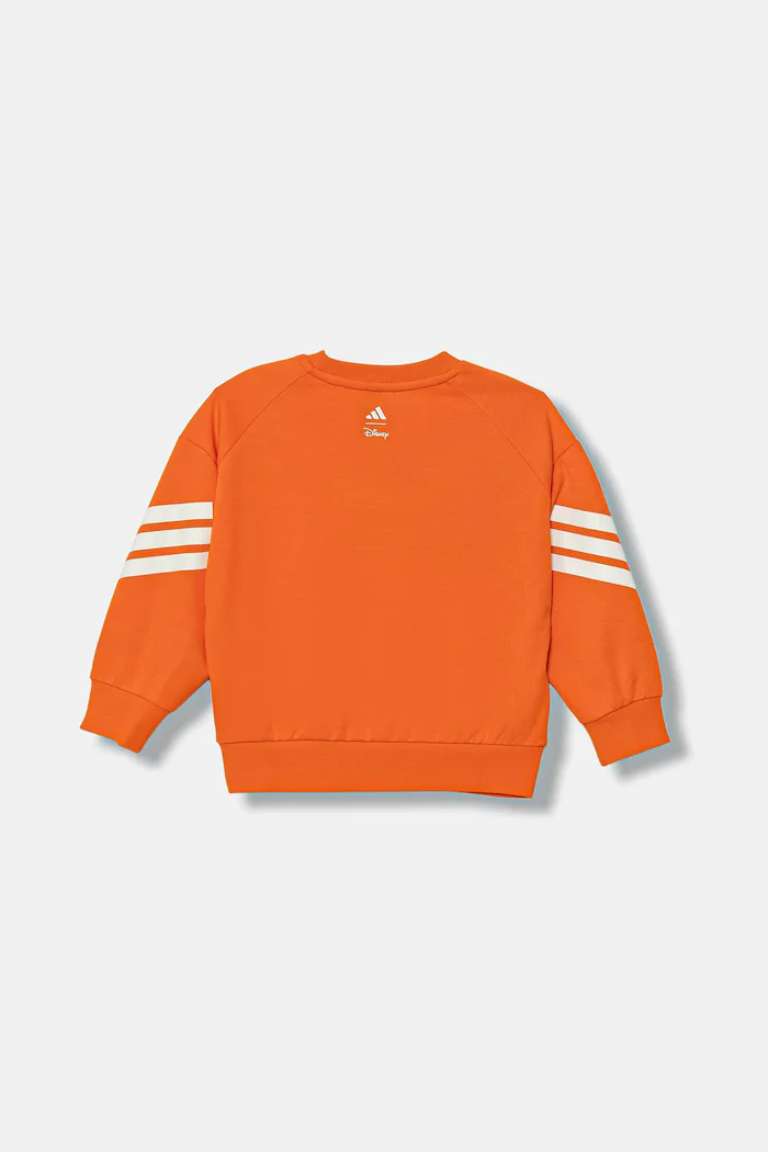 adidas Детски суичър x Disney в оранжево с десен JL9188