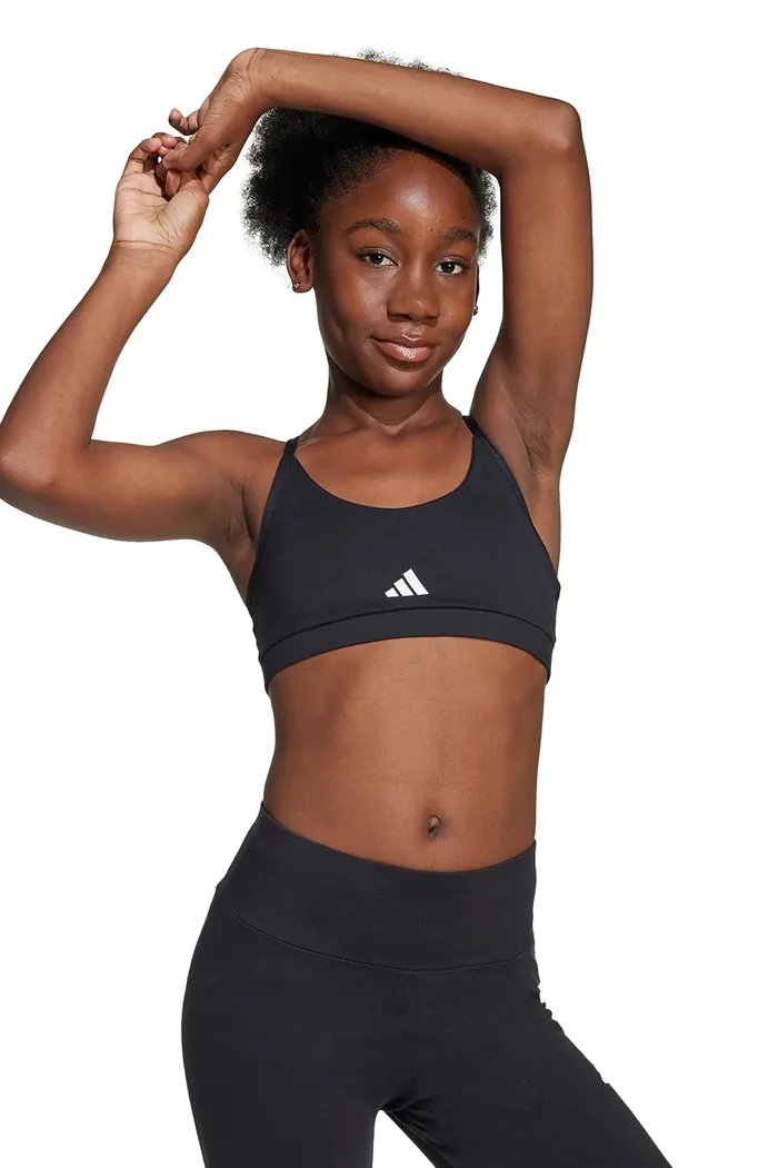 adidas Детски сутиен в черно JI6117