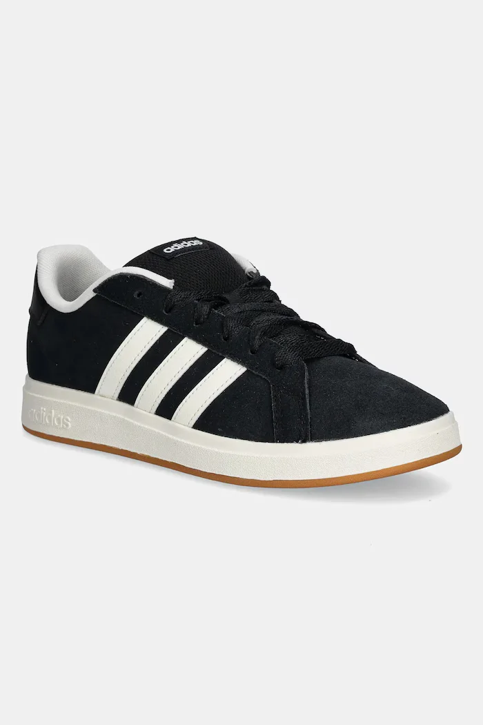 adidas Детски велурени маратонки GRAND COURT 00s в черно JH6178
