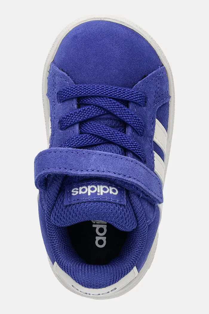 adidas Детски велурени маратонки GRAND COURT 00s в синьо JR0780