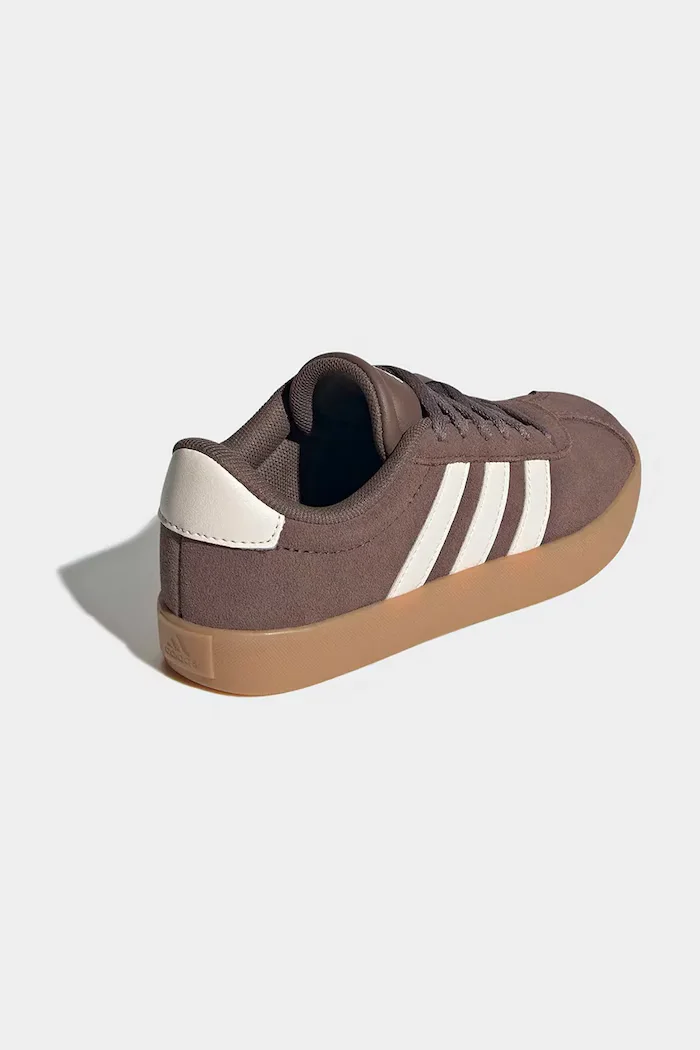 adidas Детски велурени маратонки VL COURT 3.0 в кафяво KJ1801