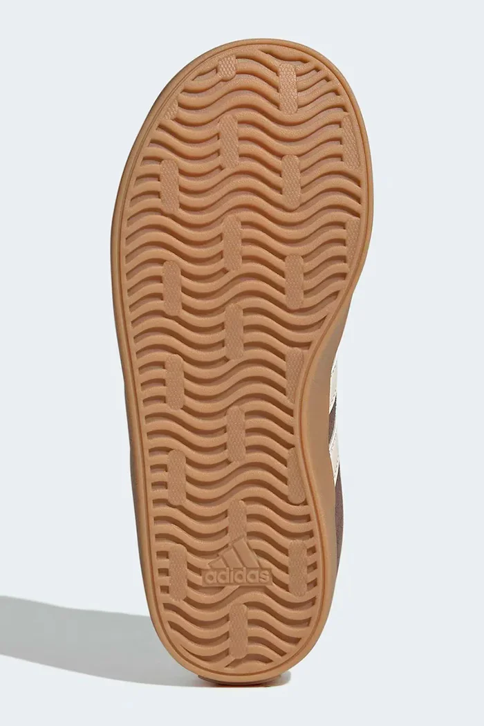 adidas Детски велурени маратонки VL COURT 3.0 в кафяво KJ1801