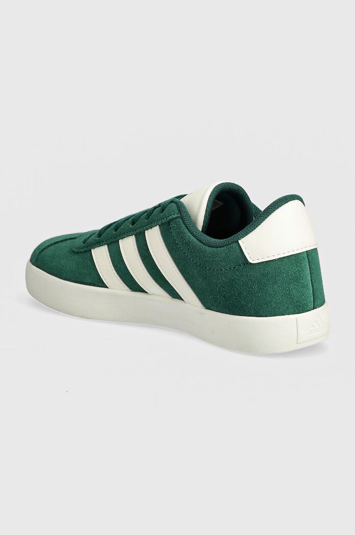 adidas Детски велурени маратонки VL COURT 3.0 в зелено ID6309