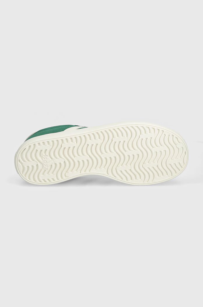 adidas Детски велурени маратонки VL COURT 3.0 в зелено ID6309