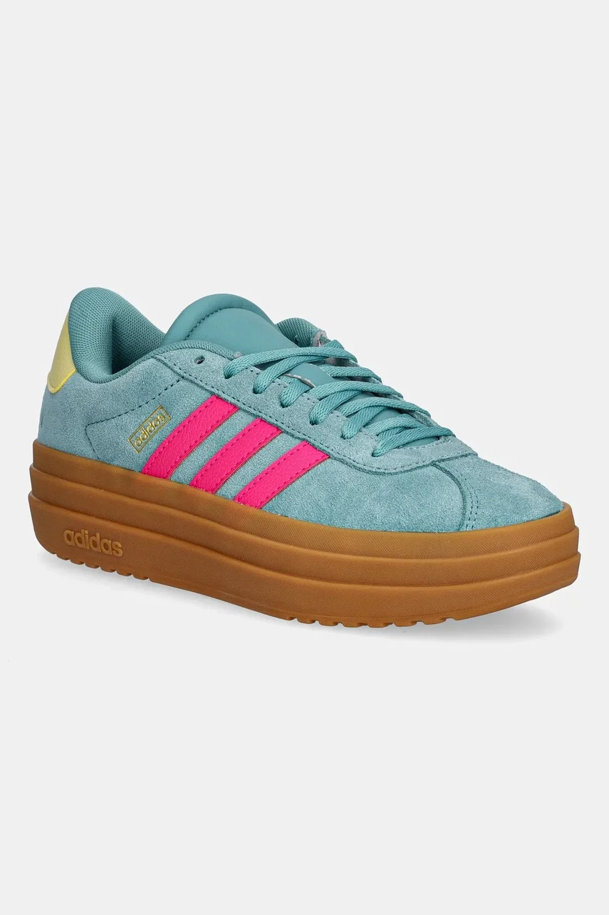 adidas Детски велурени маратонки VL COURT BOLD
