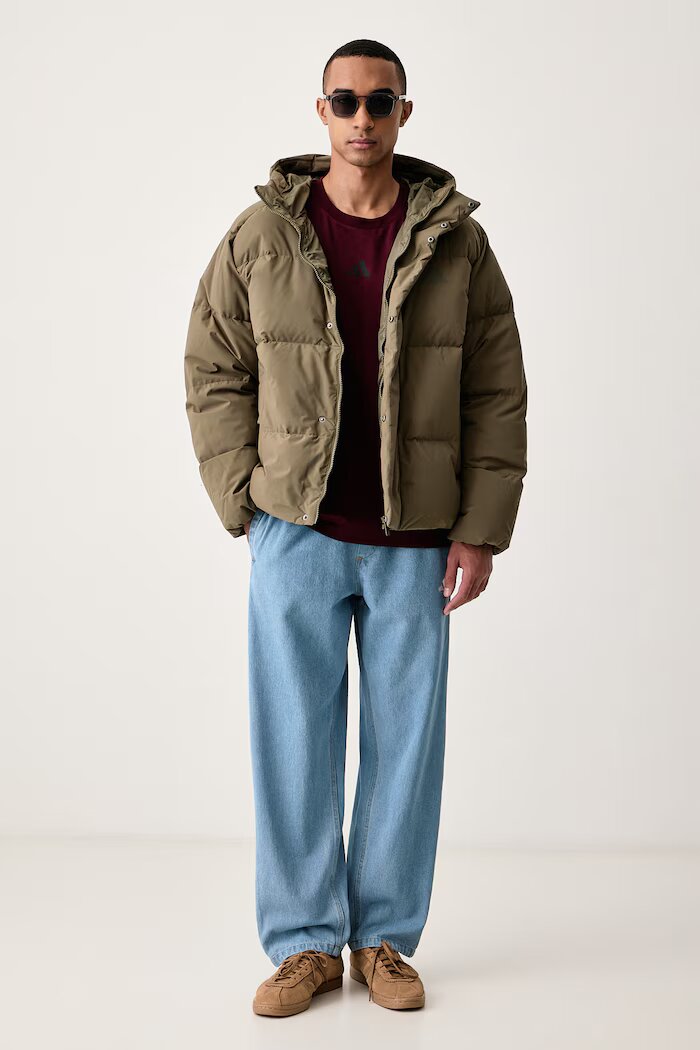 adidas капитонирано яке мъжко зелено KY3236