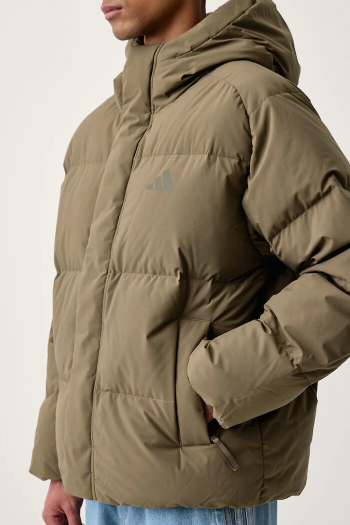 adidas капитонирано яке мъжко зелено KY3236