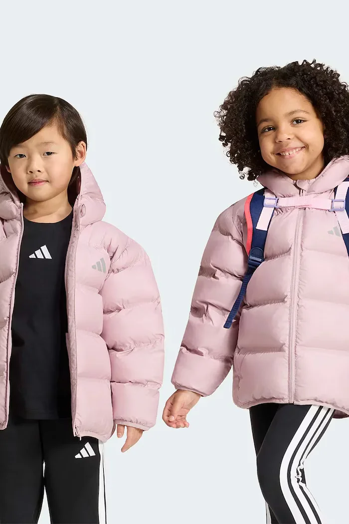 adidas капитонирано яке за деца розово KQ6191
