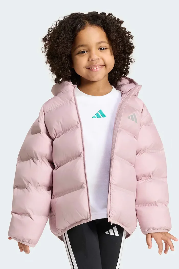 adidas капитонирано яке за деца розово KQ6191