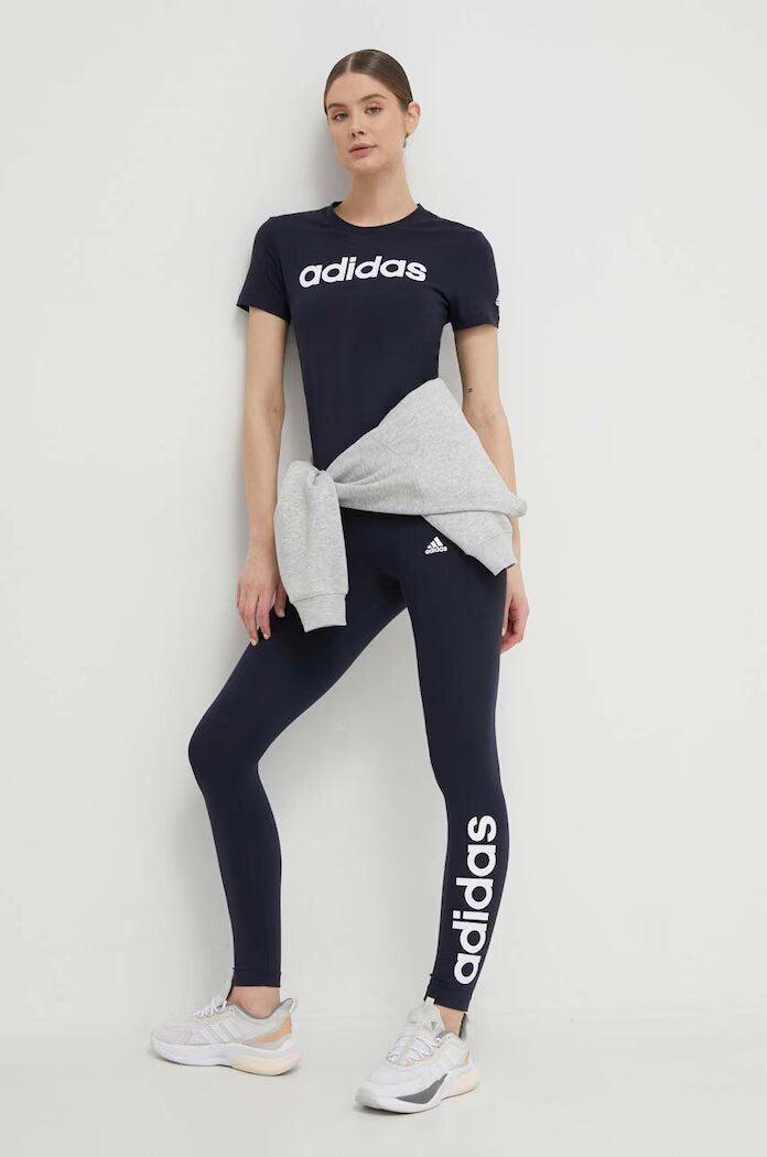 adidas Клин H07781 дамски в тъмносиньо с принт H07781