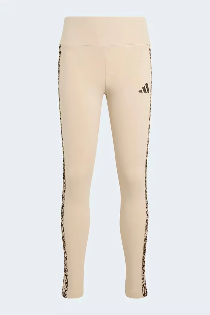 adidas клин за деца с памук бежов с висока талия KC7206