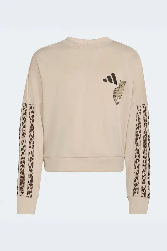 adidas комплект за деца с памук бежов KC7210