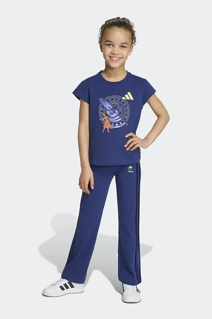 adidas комплект за деца с памук DISNEY тъмносин KG6134