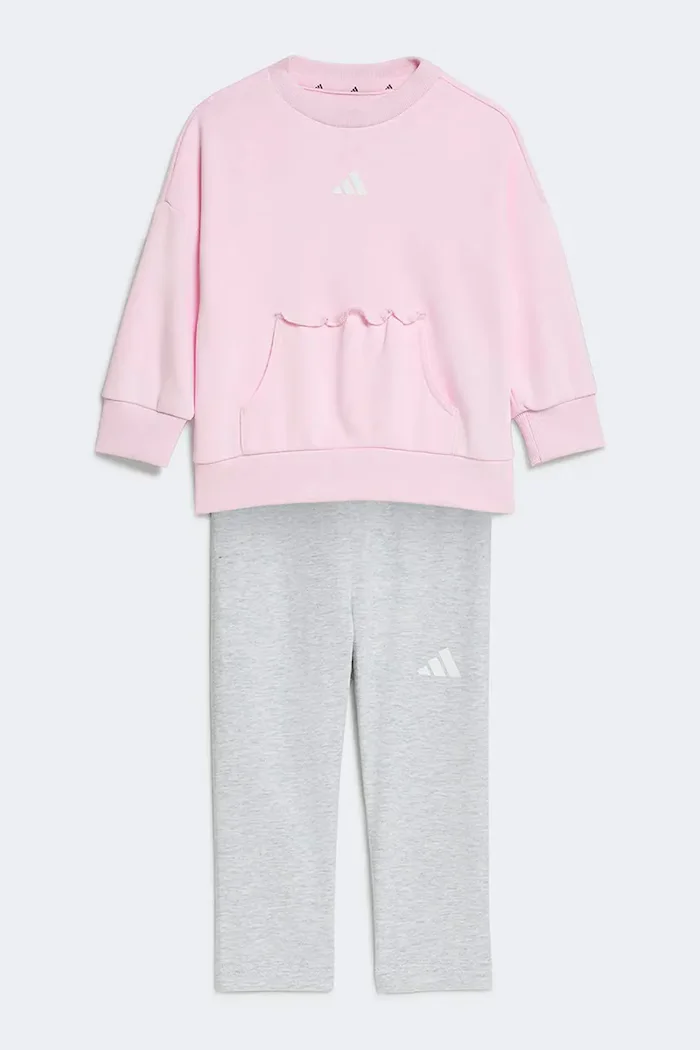 adidas комплект за деца с памук розов KS7598