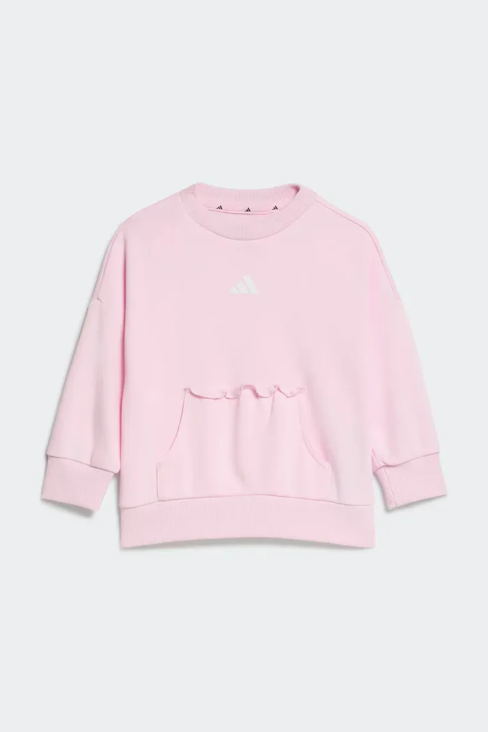 adidas комплект за деца с памук розов KS7598