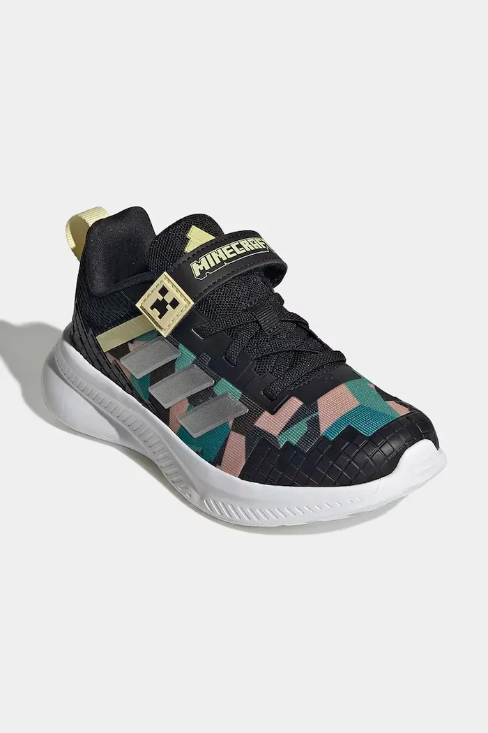 adidas MINECRAFT FORTARUN 4.0 маратонки за деца черни KK4631