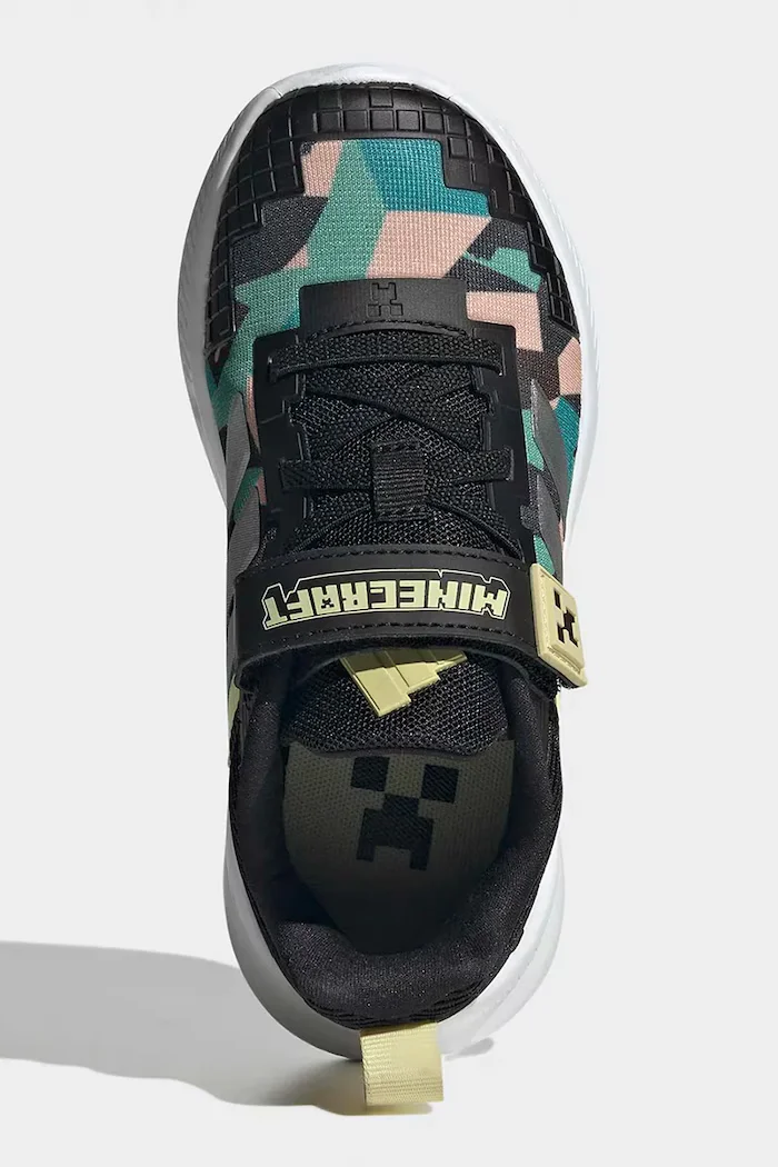adidas MINECRAFT FORTARUN 4.0 маратонки за деца черни KK4631