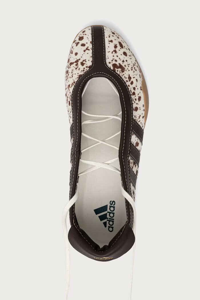 adidas Originals балеринки от кожа Taekwondo Mei Ballet бежови KI0402