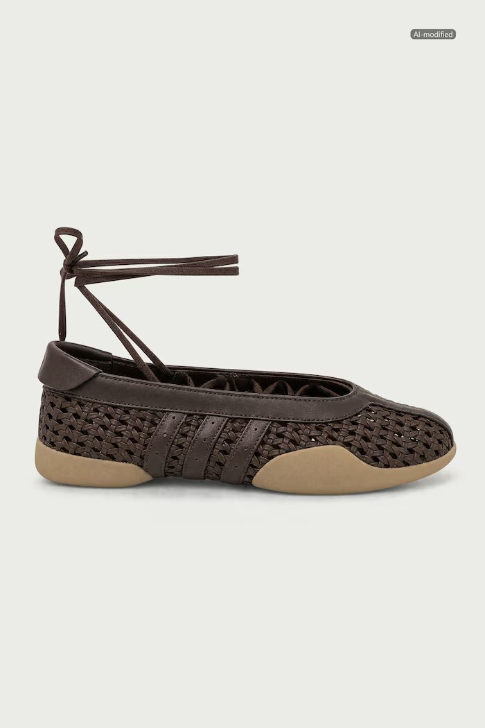adidas Originals балеринки Taekwondo Mei Ballet кафяви HP3730