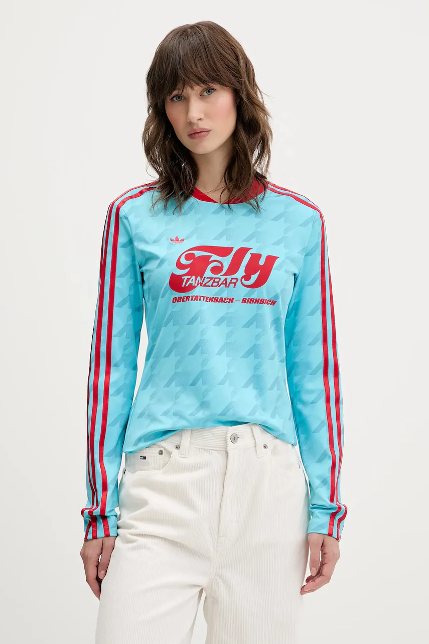 adidas Originals Блуза с дълги ръкави Footie Aop Ls