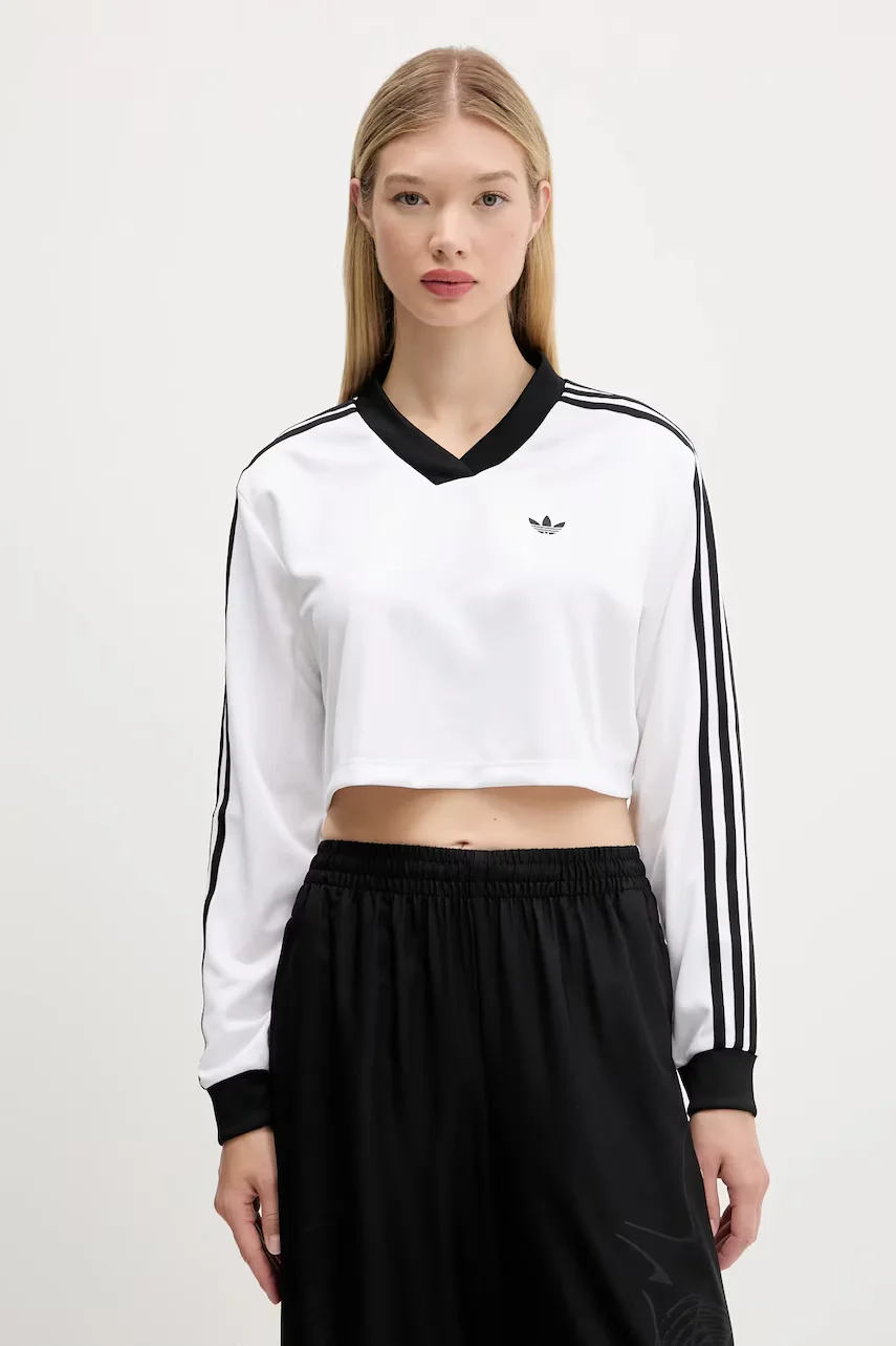adidas Originals Блуза с дълги ръкави Jacquard Ls Top