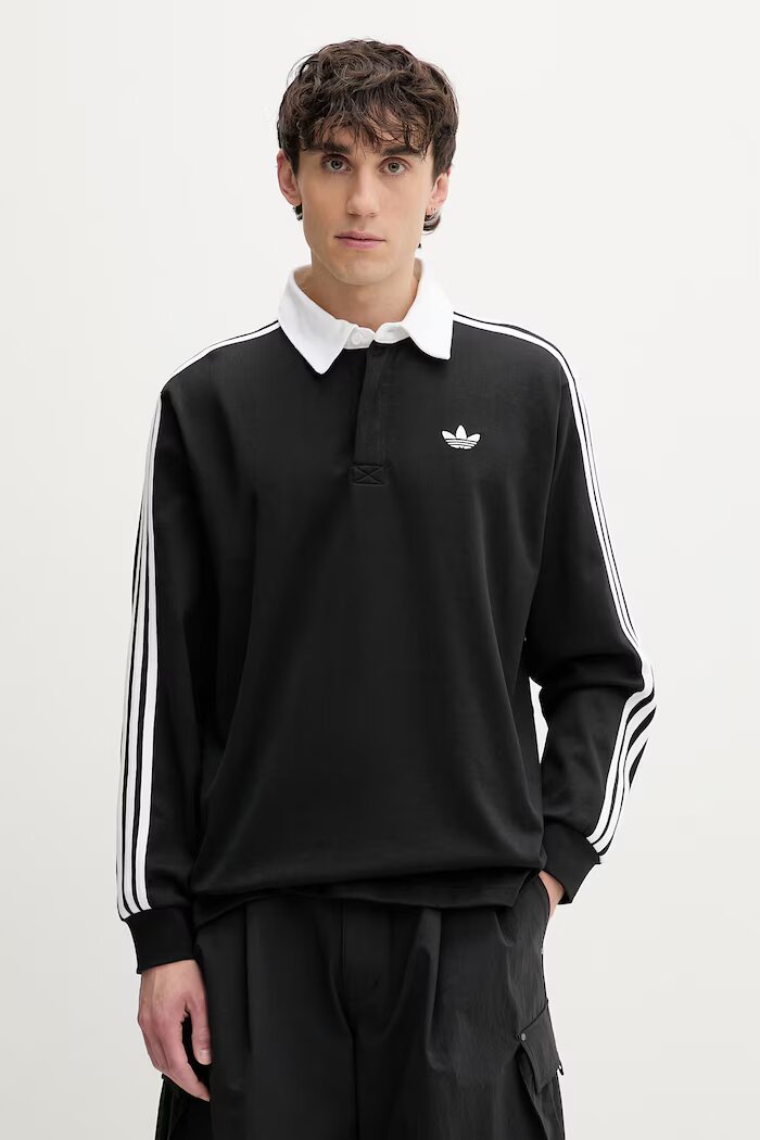 adidas Originals блуза с дълги ръкави мъжка памучна черна KE3576