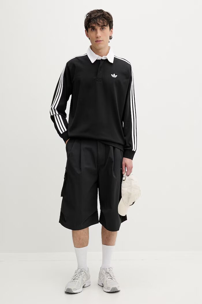 adidas Originals блуза с дълги ръкави мъжка памучна черна KE3576