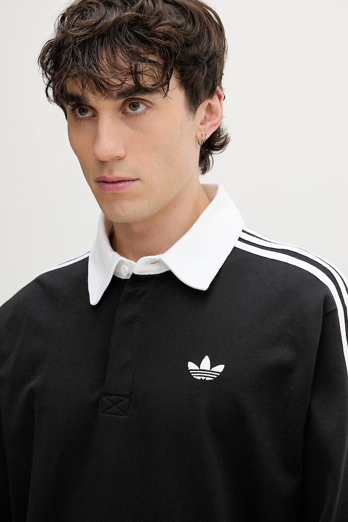 adidas Originals блуза с дълги ръкави мъжка памучна черна KE3576
