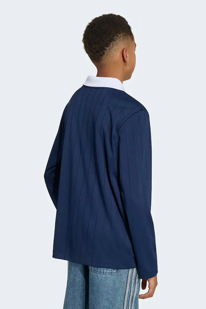 adidas Originals блуза с дълги ръкави за деца тъмносиня HZ9638