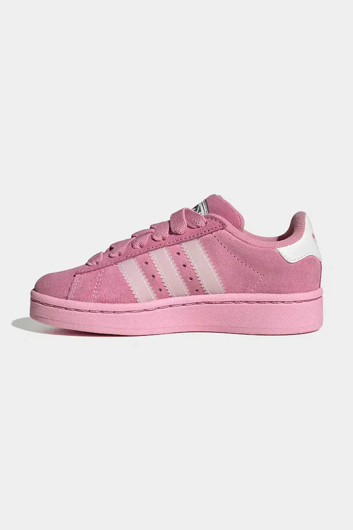 adidas Originals CAMPUS 00s LED LIGHTS маратонки за деца от велур розови KI9393