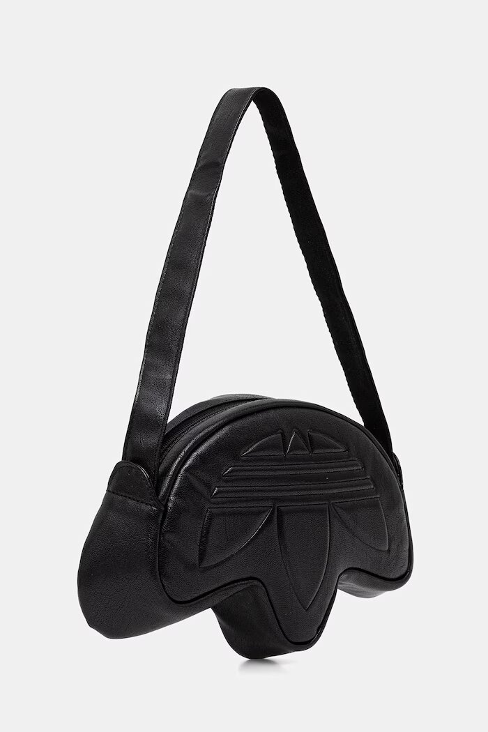 adidas Originals чанта дамска от имитация на кожа Trefoil черна KR1602