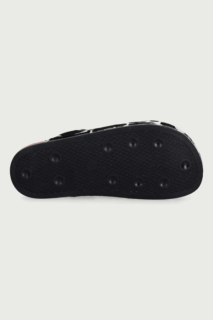 adidas Originals чехли сабо дамски от кожа Adimule черни KI0407