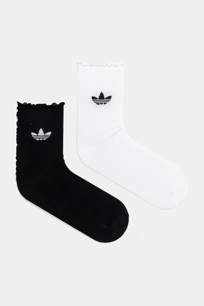 adidas Originals Чорапи (2 чифта) в бяло JD5623