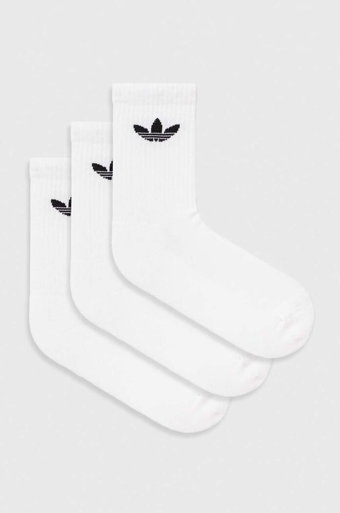 adidas Originals Чорапи (3 броя) 3-pack в бяло IJ5616