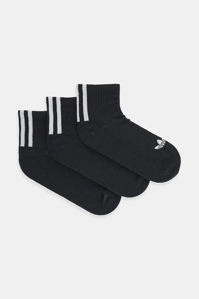 adidas Originals Чорапи 3-Stripes (3 чифта) в черно JV7426
