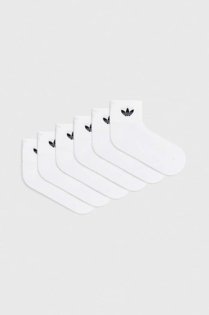 adidas Originals Чорапи (6 броя) 6-pack в бяло IJ5627