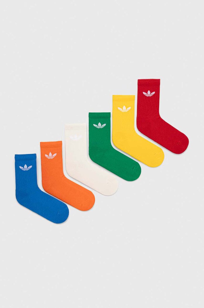 adidas Originals Чорапи (6 броя) 6-pack в бяло IT7571