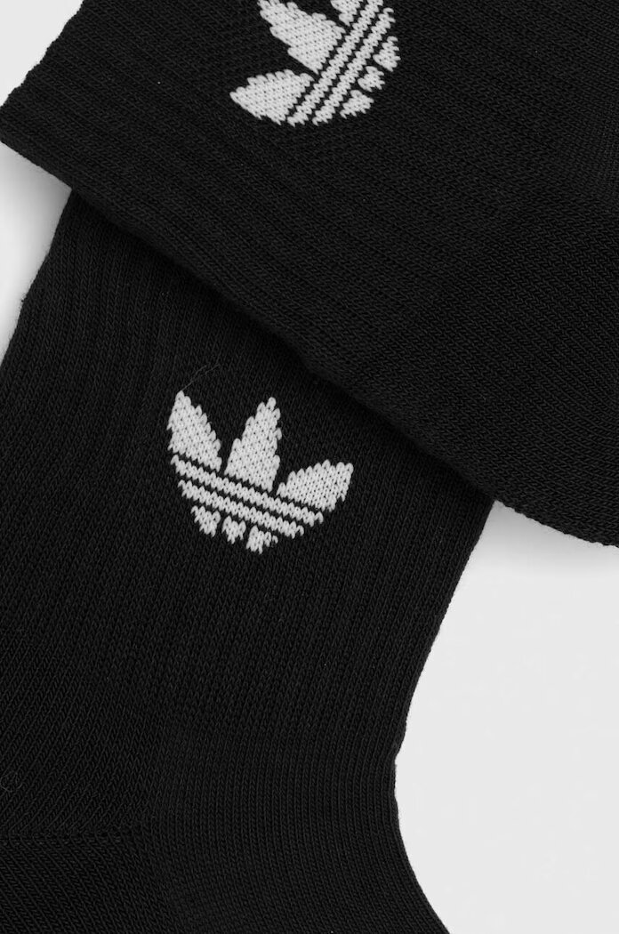 adidas Originals Чорапи (6 броя) 6-pack в черно IJ5626